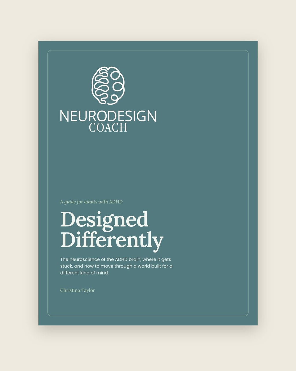 Designed Differently: A Guide for Adults with ADHD, cover