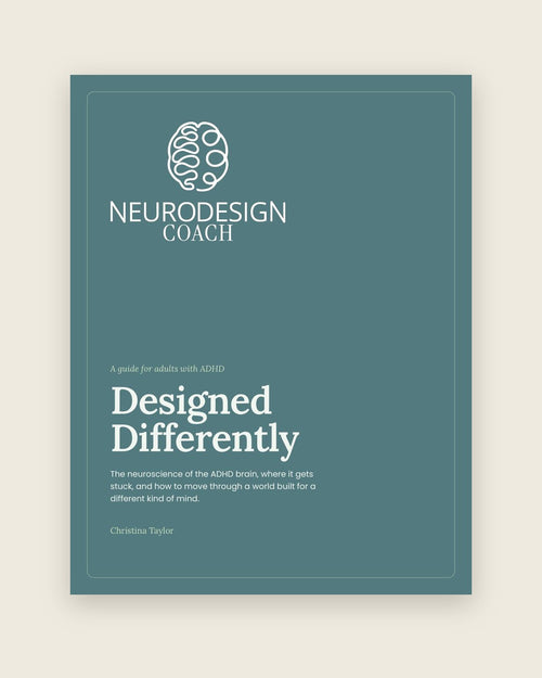Designed Differently: A Guide for Adults with ADHD, cover