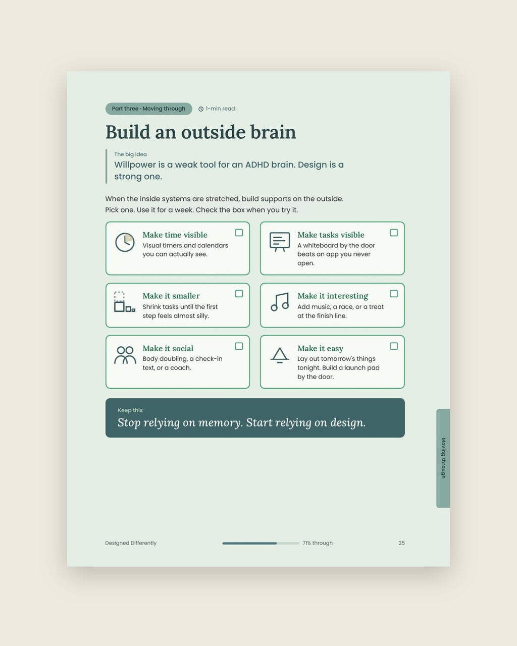 Look inside: Build an outside brain