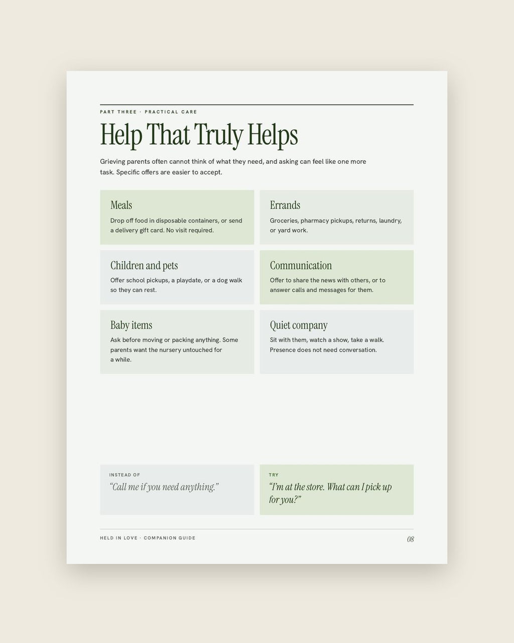 Look inside: The Companion Guide: help that truly helps