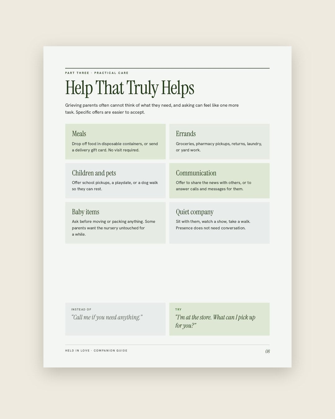 Look inside: The Companion Guide: help that truly helps
