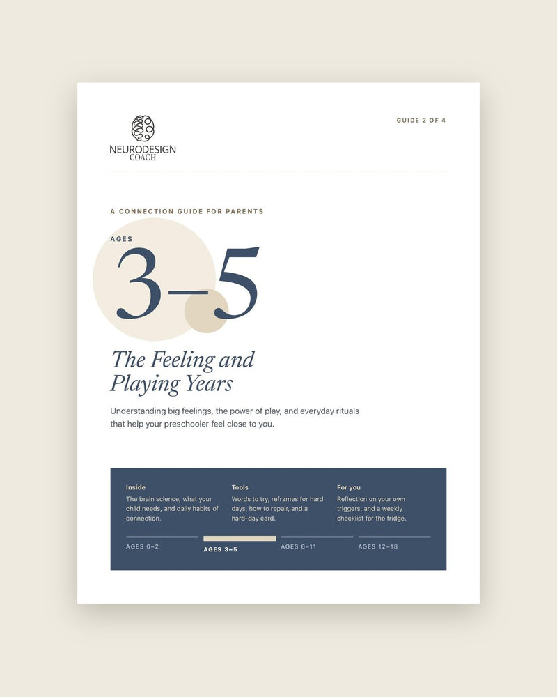 Parent-Child Connection Guide: Ages 3–5, The Feeling and Playing Years cover