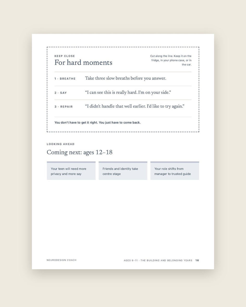 Look inside: A hard-day card for the fridge