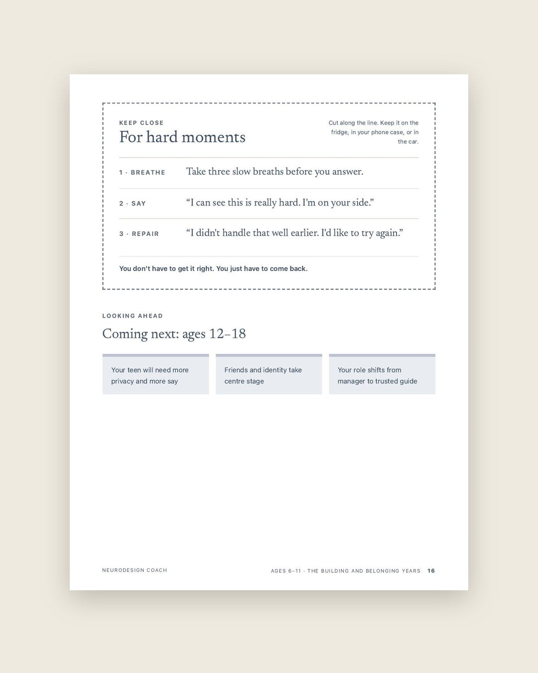 Look inside: A hard-day card for the fridge