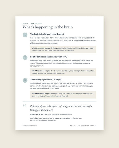 Look inside: Ages 0–2: what's happening in the brain